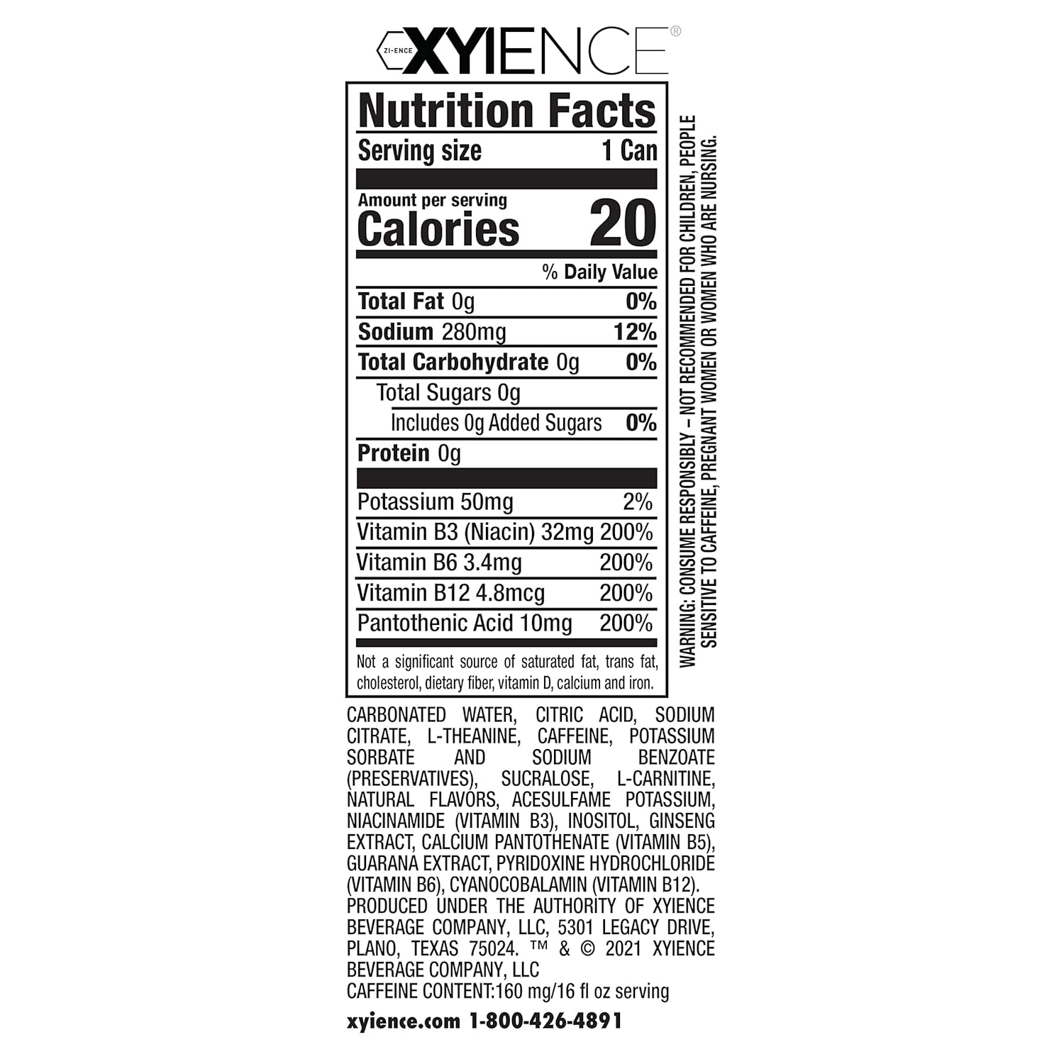 XYIENCE Energy Drink | Frost Berry Blast | Sugar Free | Zero Calories | Natural Flavors | Vitamin Fortified | 16 Ounce (Pack of 12) - Image 6